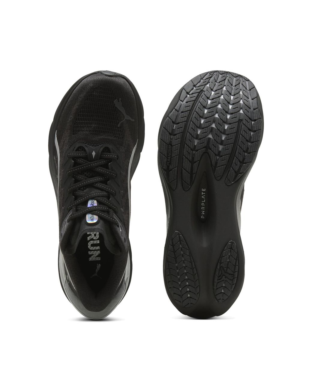 PUMA Black Deviate Nitro 4 Brightstride Road Running Shoes