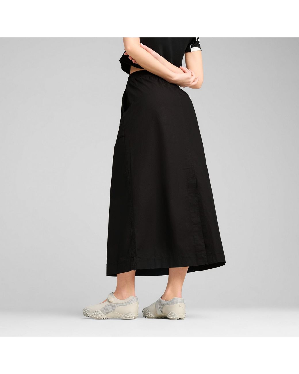 PUMA Future..Archive Geweven Afritsrok Voor in het Black