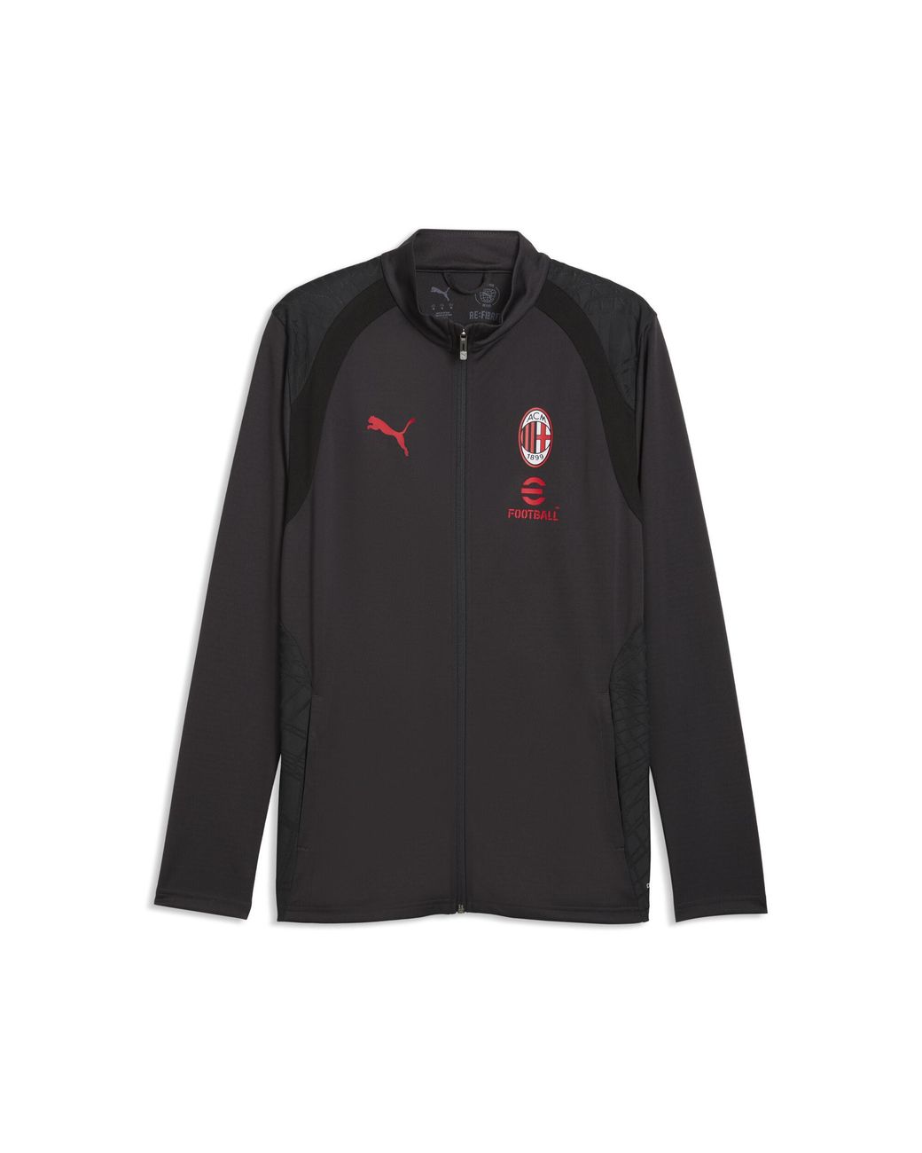 PUMA Black Ac Milan Slim Training Jacket for men