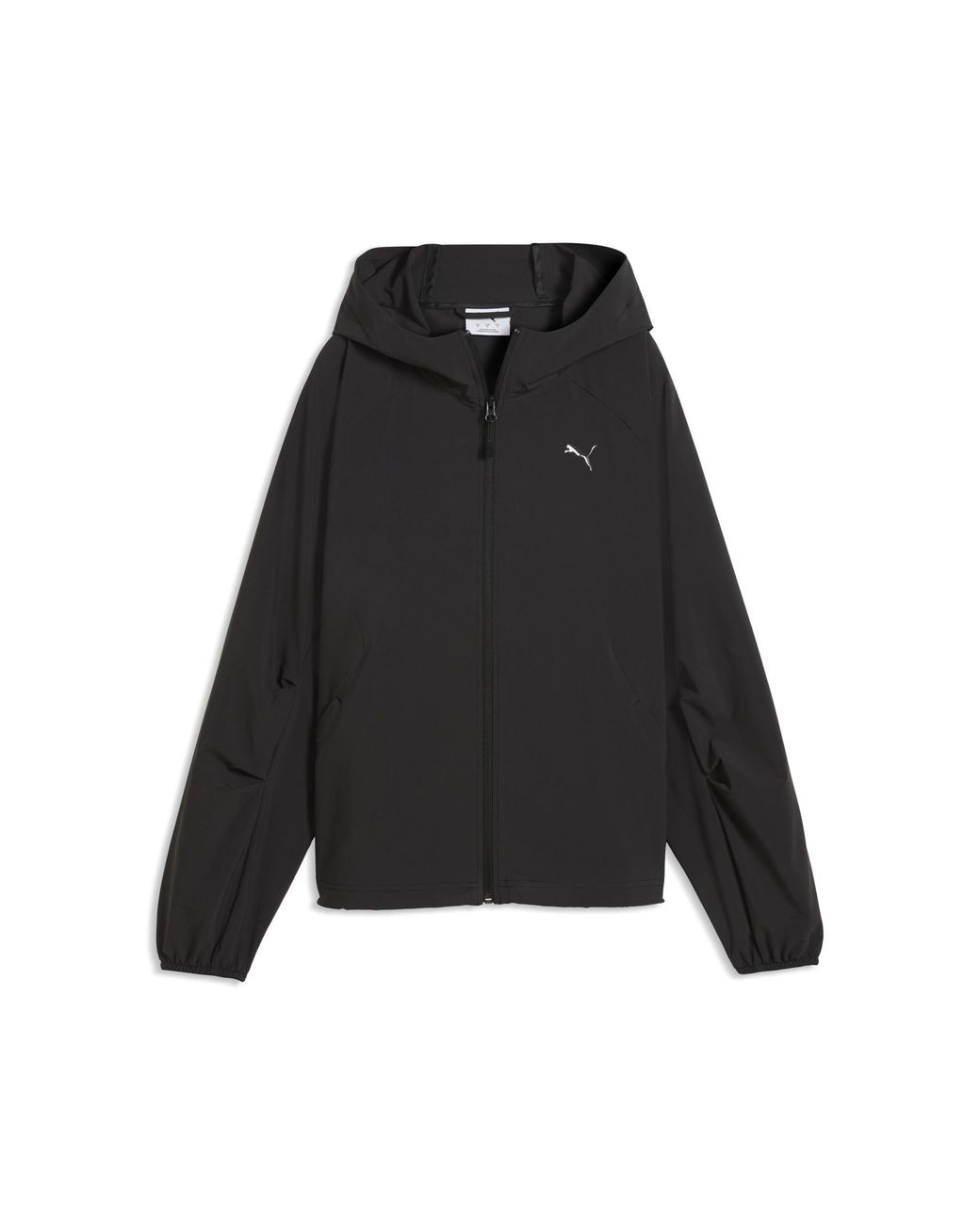 PUMA Black Tech Sense 4-Way Stretch Oversized Jacket