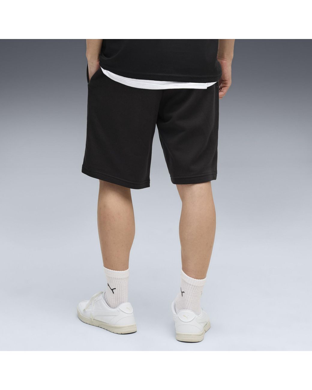 PUMA Black Essentials No. 1 Logo 10" Shorts for men