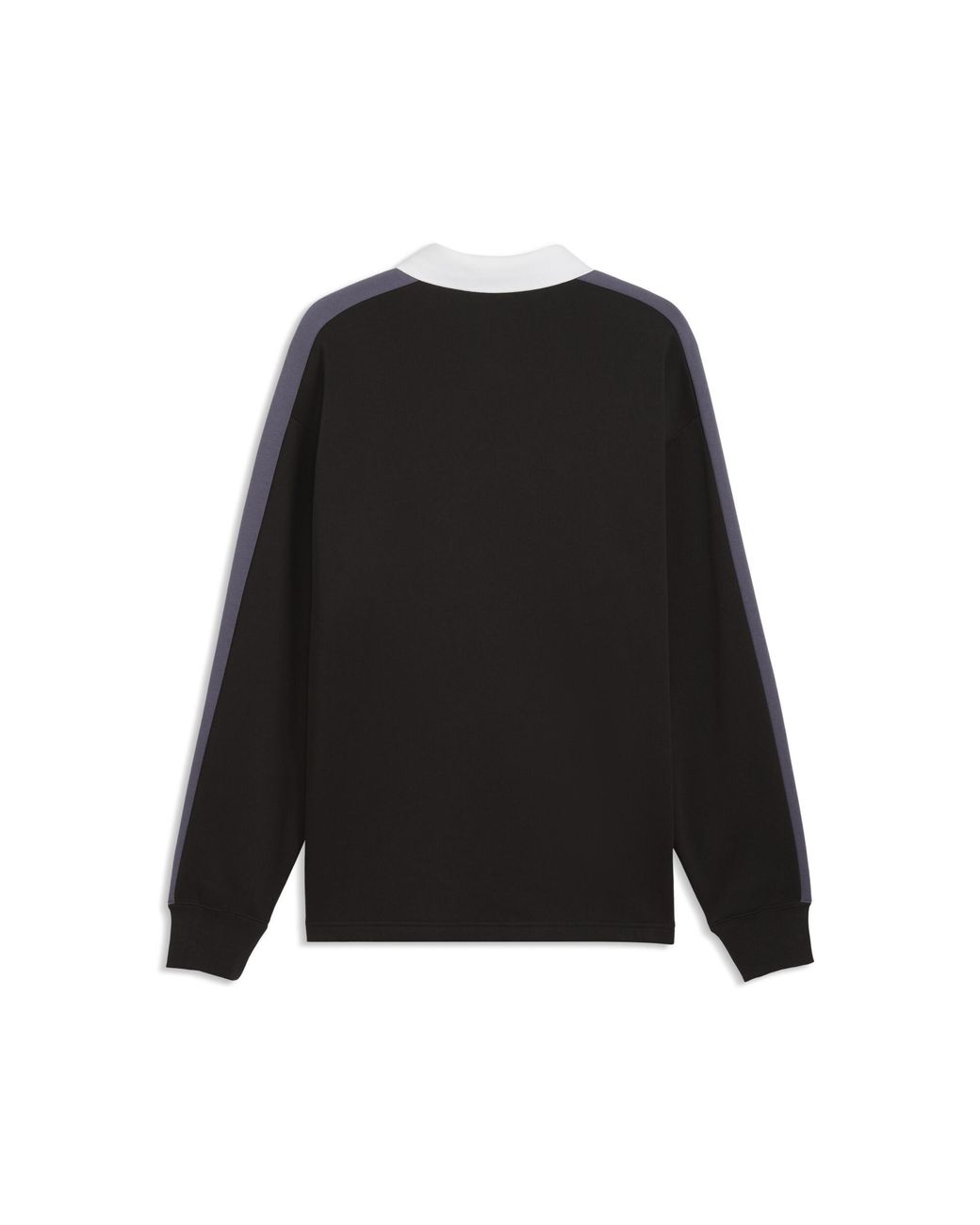 PUMA Black T7 Relaxed Polo Crew Neck Sweatshirt for men
