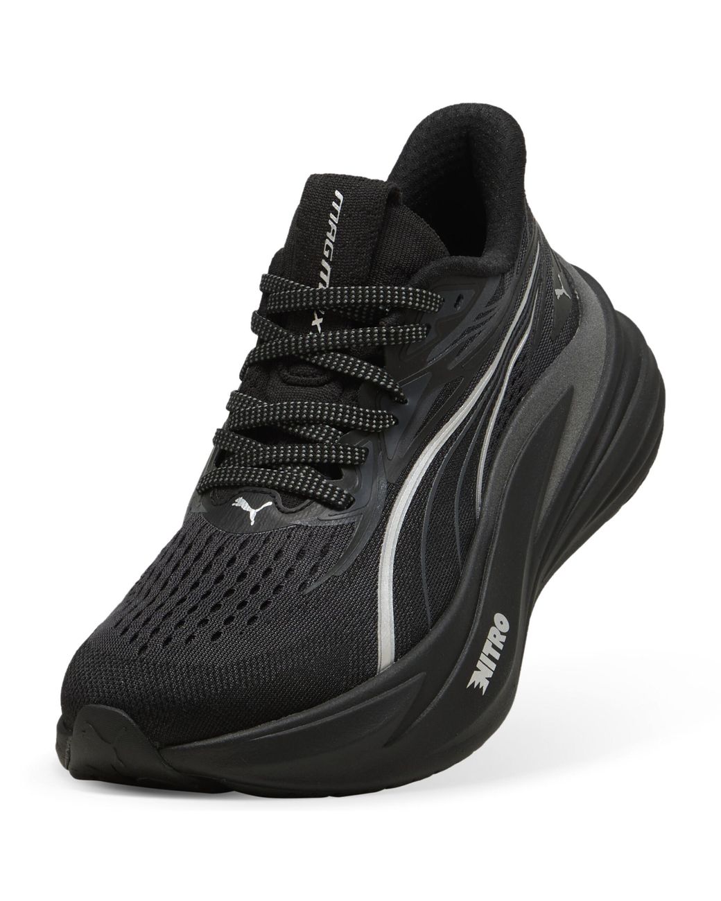 PUMA Black Magmax Nitro 2 Brightstride Road Running Shoes