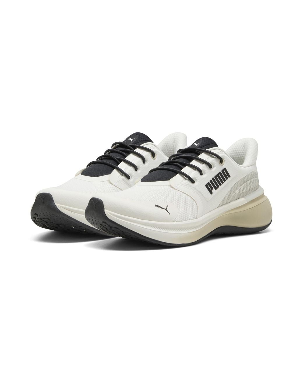 PUMA White Softride Exo Shift Sneakers for men
