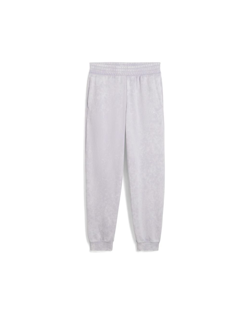PUMA Gray Elevated Essentials Acid Wash Fleece Sweatpants