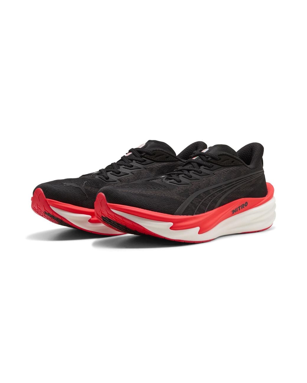PUMA Red Deviate Nitro 4 Road Running Shoes for men