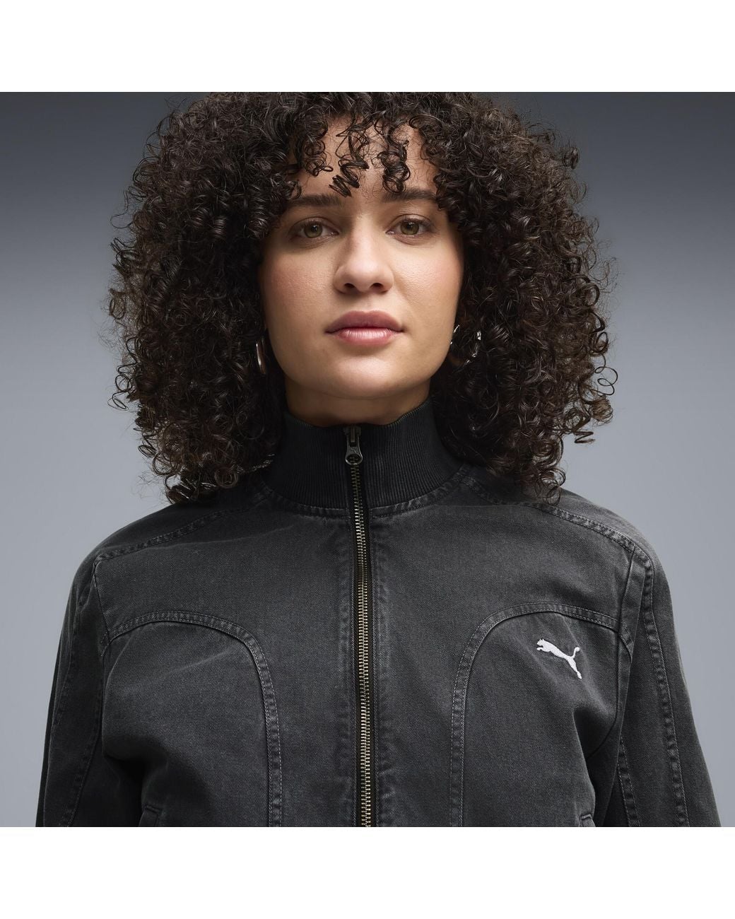 PUMA Black Future..Archive Washed Twill Short Jacket