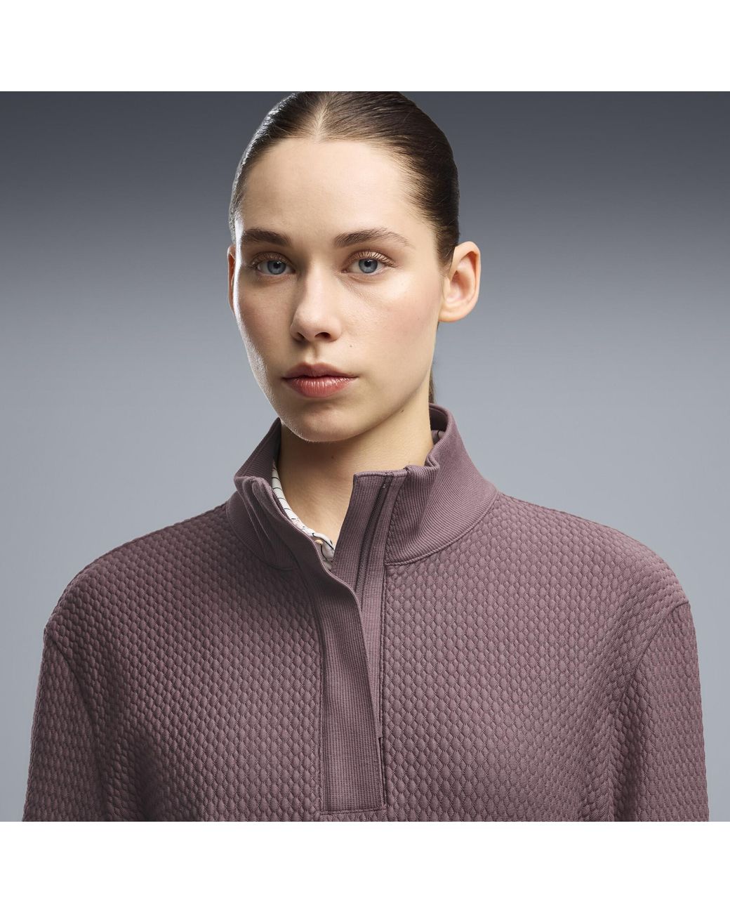 PUMA Purple Boulder Half-Zip Golf Jacket