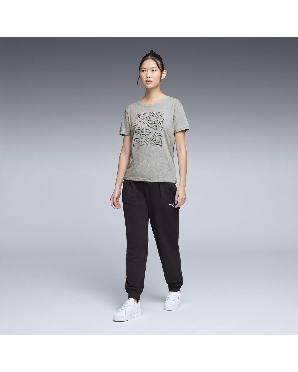 PUMA Red Graphics Repeat T-Shirt