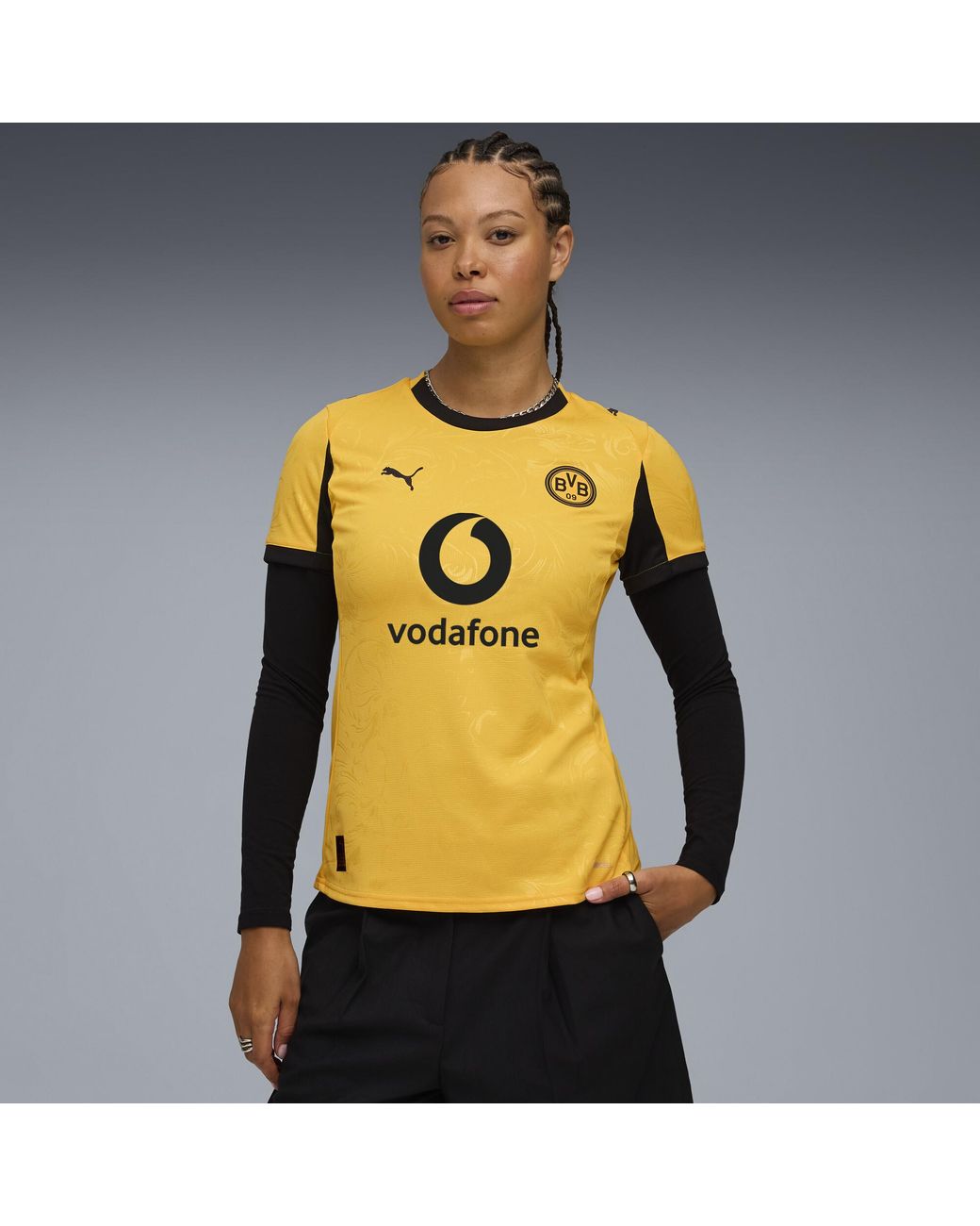 PUMA Yellow Borussia Dortmund 25/26 Cup Jersey