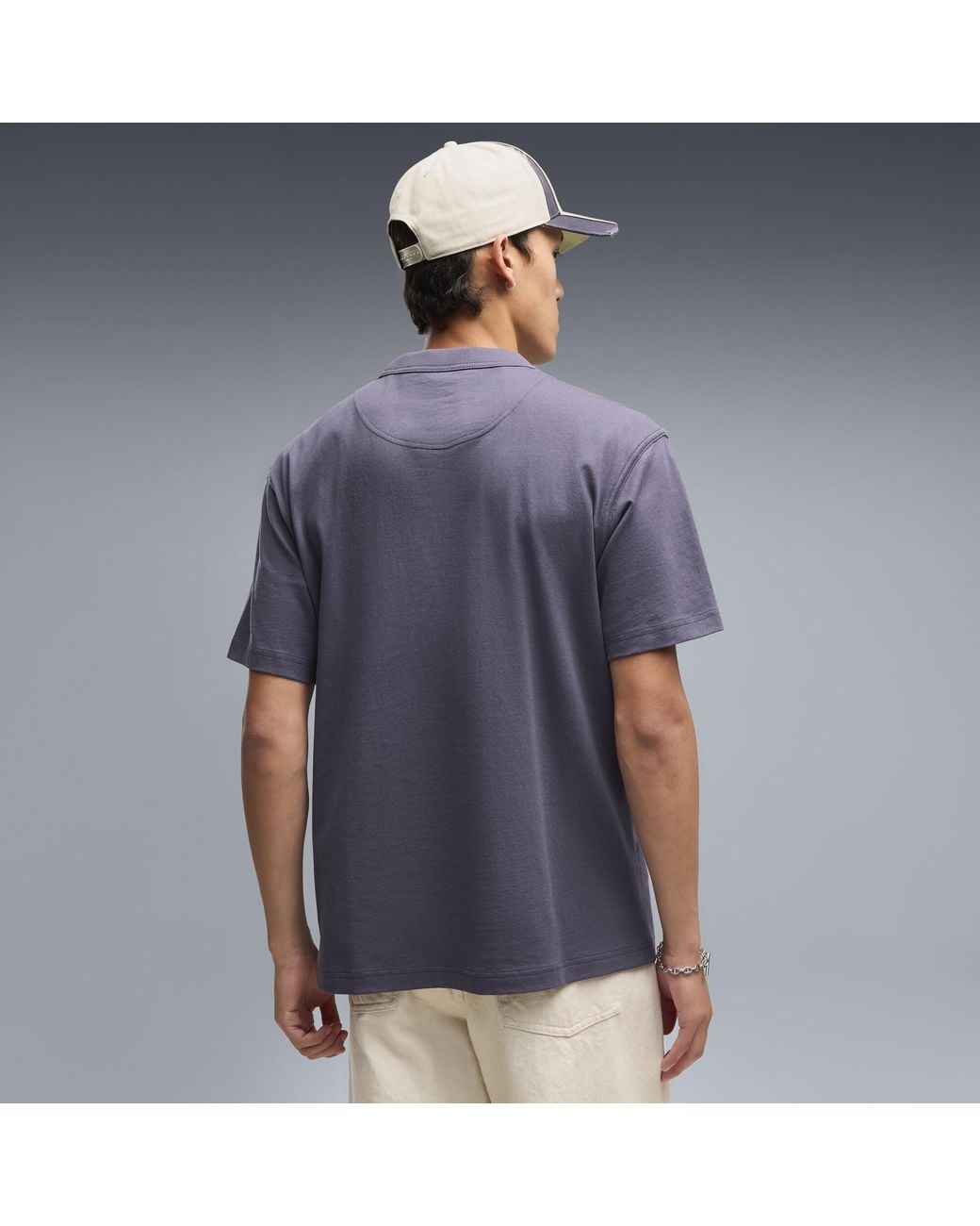 PUMA Blue Essentials Elevated No.1 Relaxed T-Shirt for men