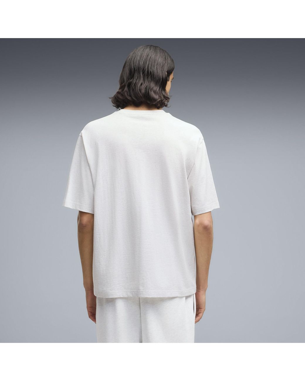 PUMA White Essentials Boxy Relaxed T-Shirt for men