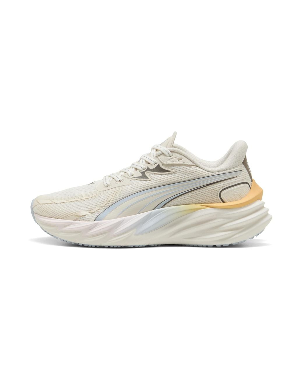 PUMA White Velocity Nitro 4 Running Shoes