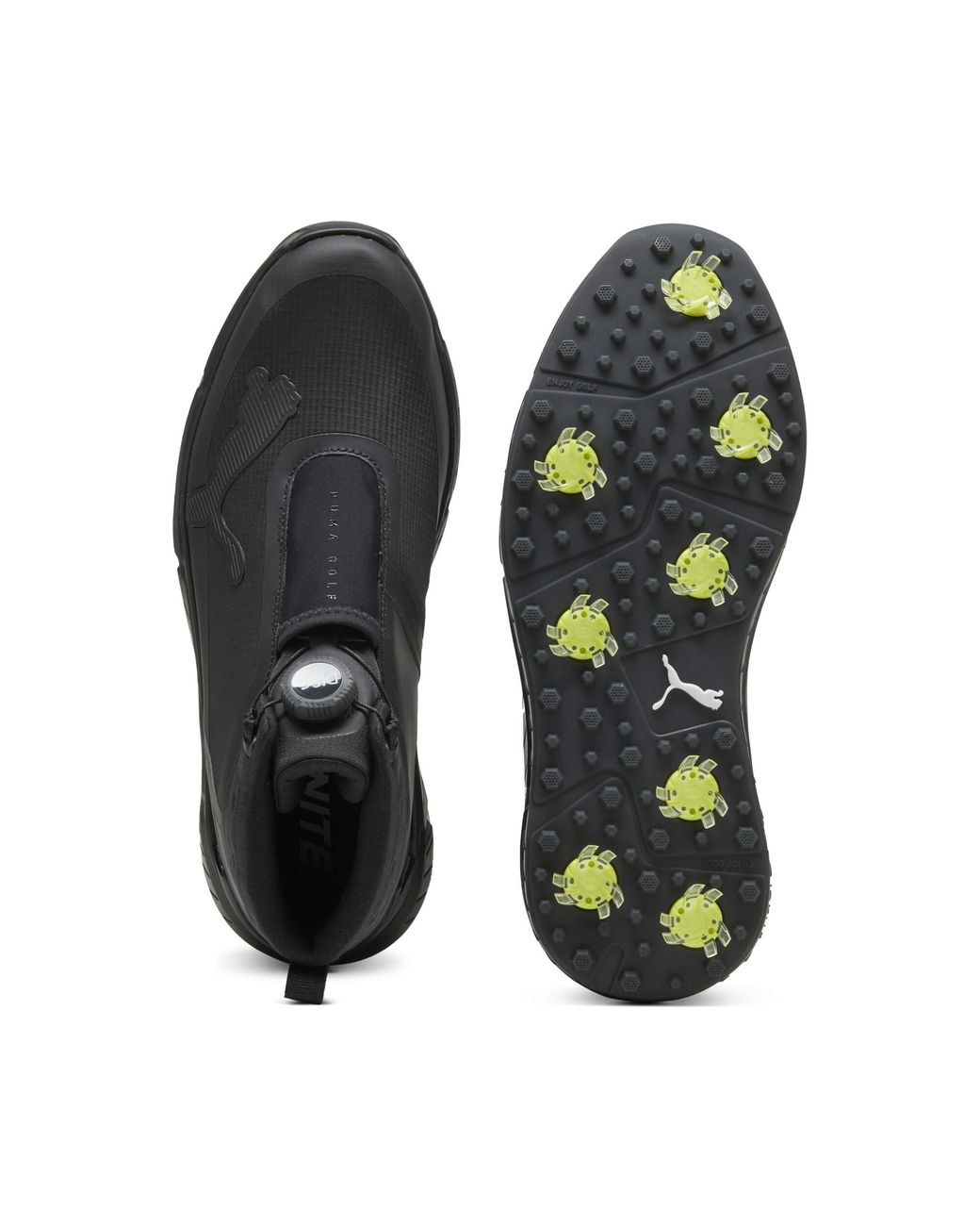 PUMA Black Ignite Elevate Golf Boots for men