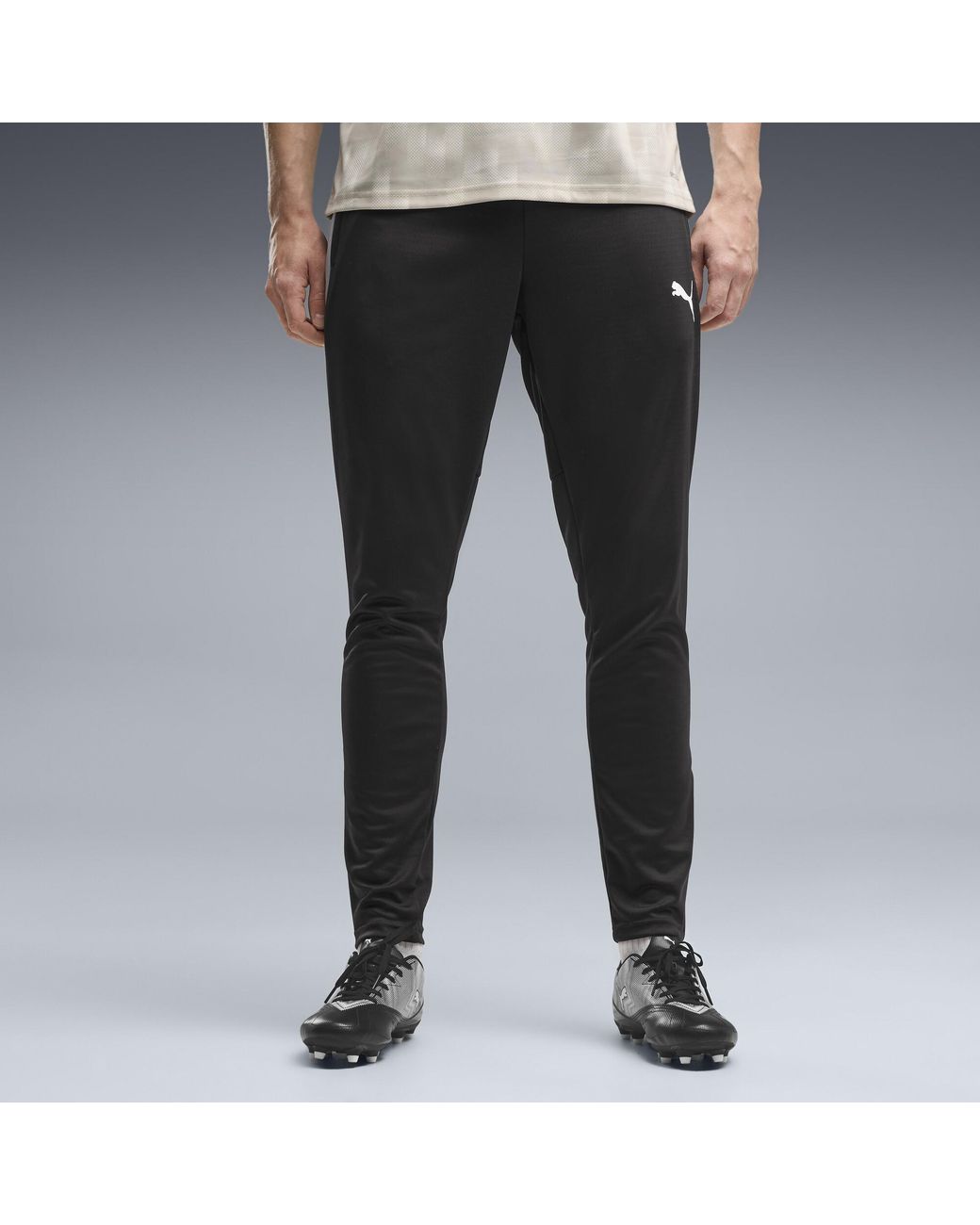 PUMA Black Individualfinal Slim Training Pants for men