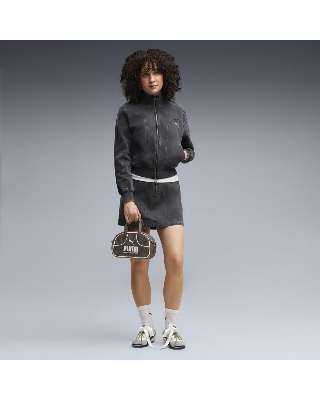 PUMA Black Future..Archive Washed Twill Short Jacket