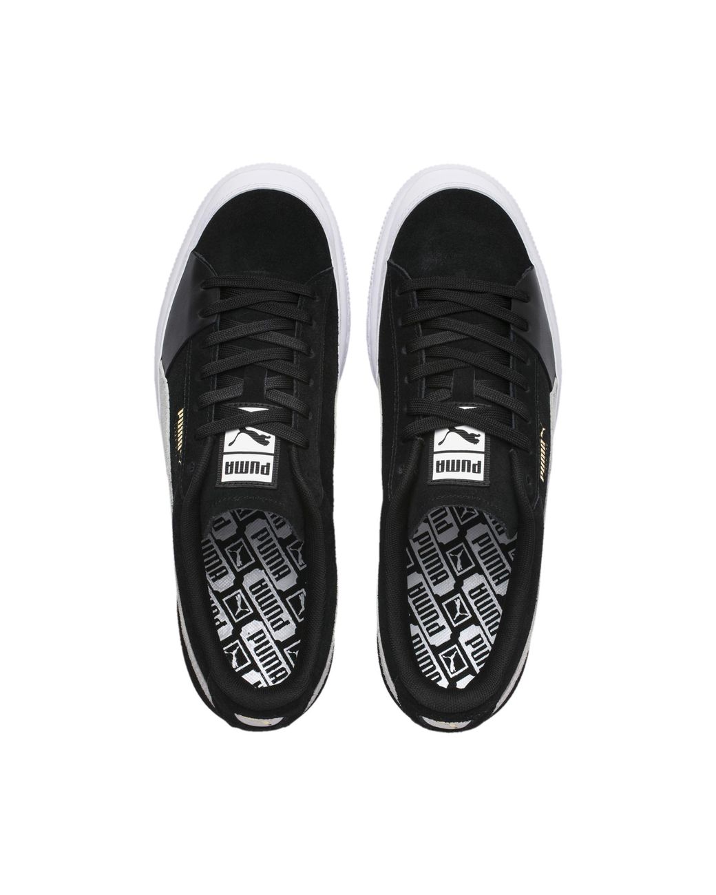 PUMA Suede Skate Sneakers in Black for Men | Lyst