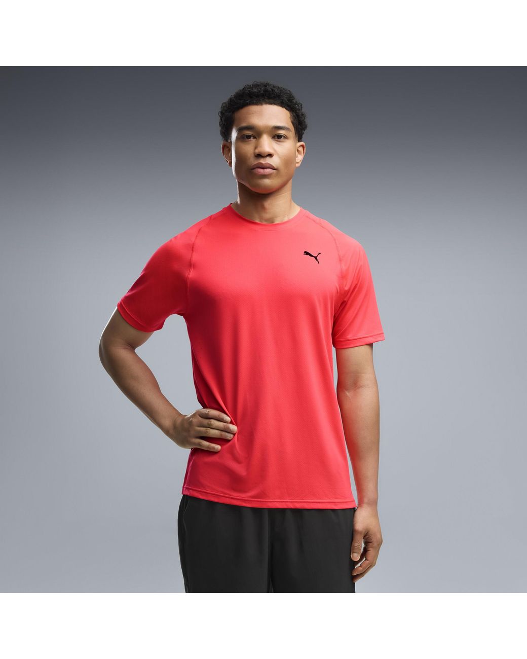 PUMA Pink Pwrmode Training T-Shirt for men