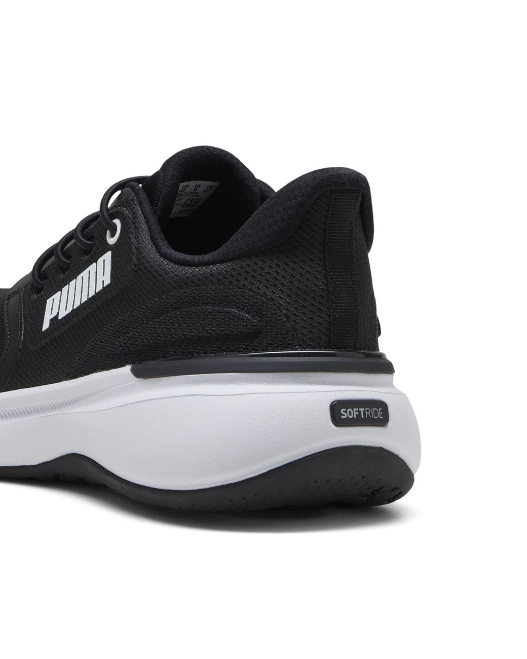 PUMA Black Softride Exo Shift Sneakers for men