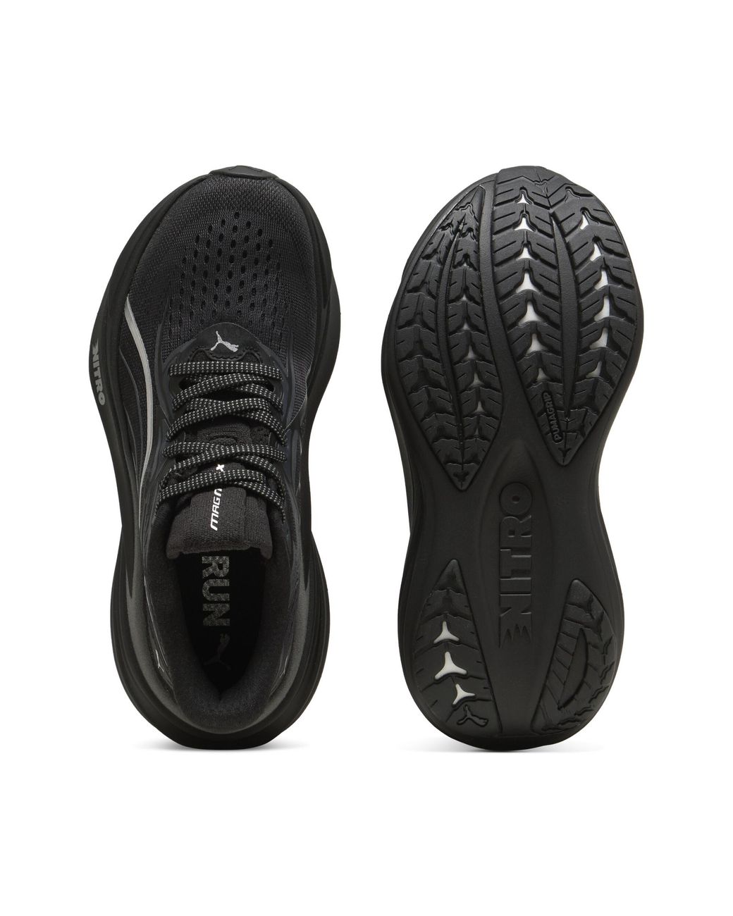 PUMA Black Magmax Nitro 2 Brightstride Road Running Shoes