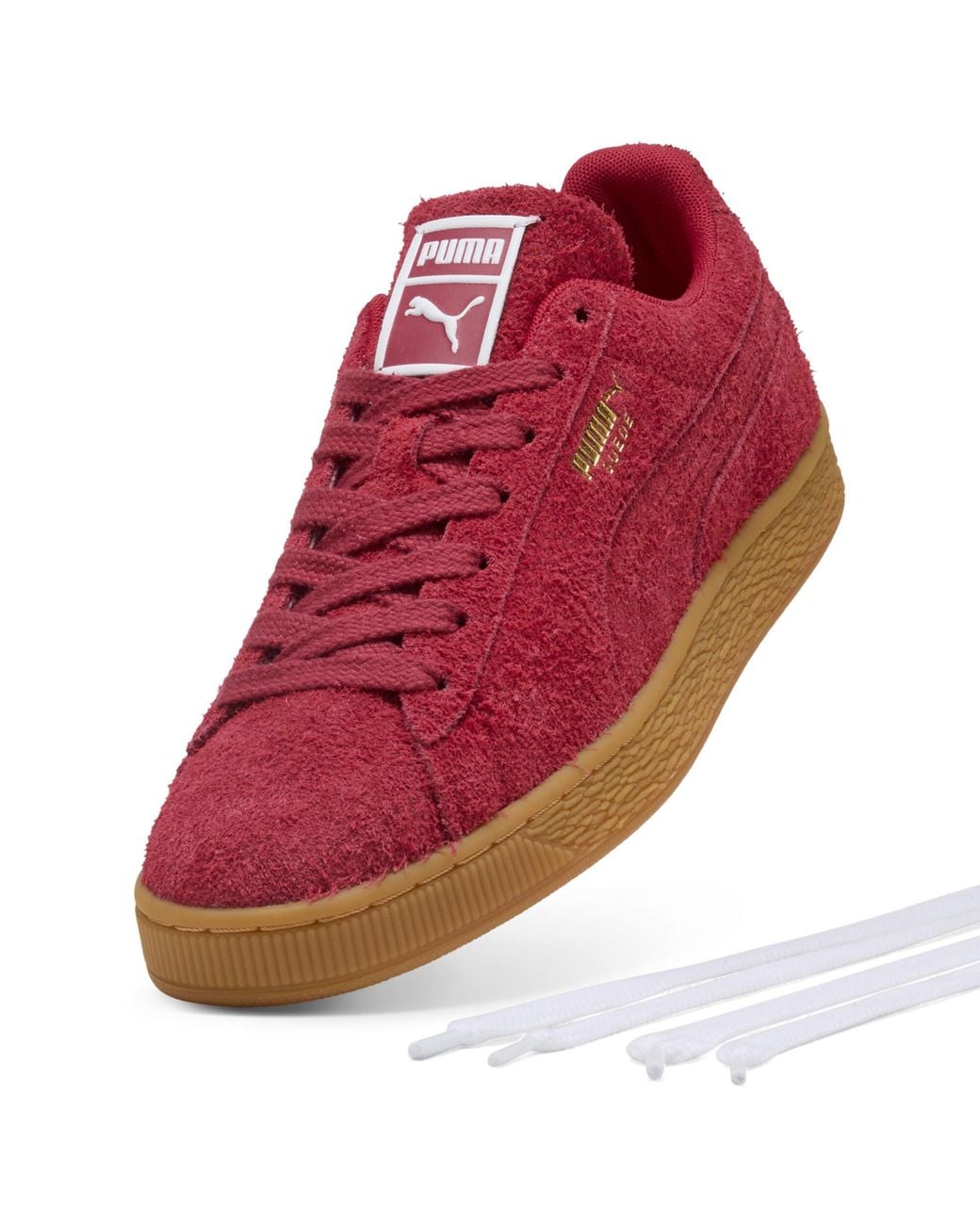 PUMA Red Suede Forever Sneakers