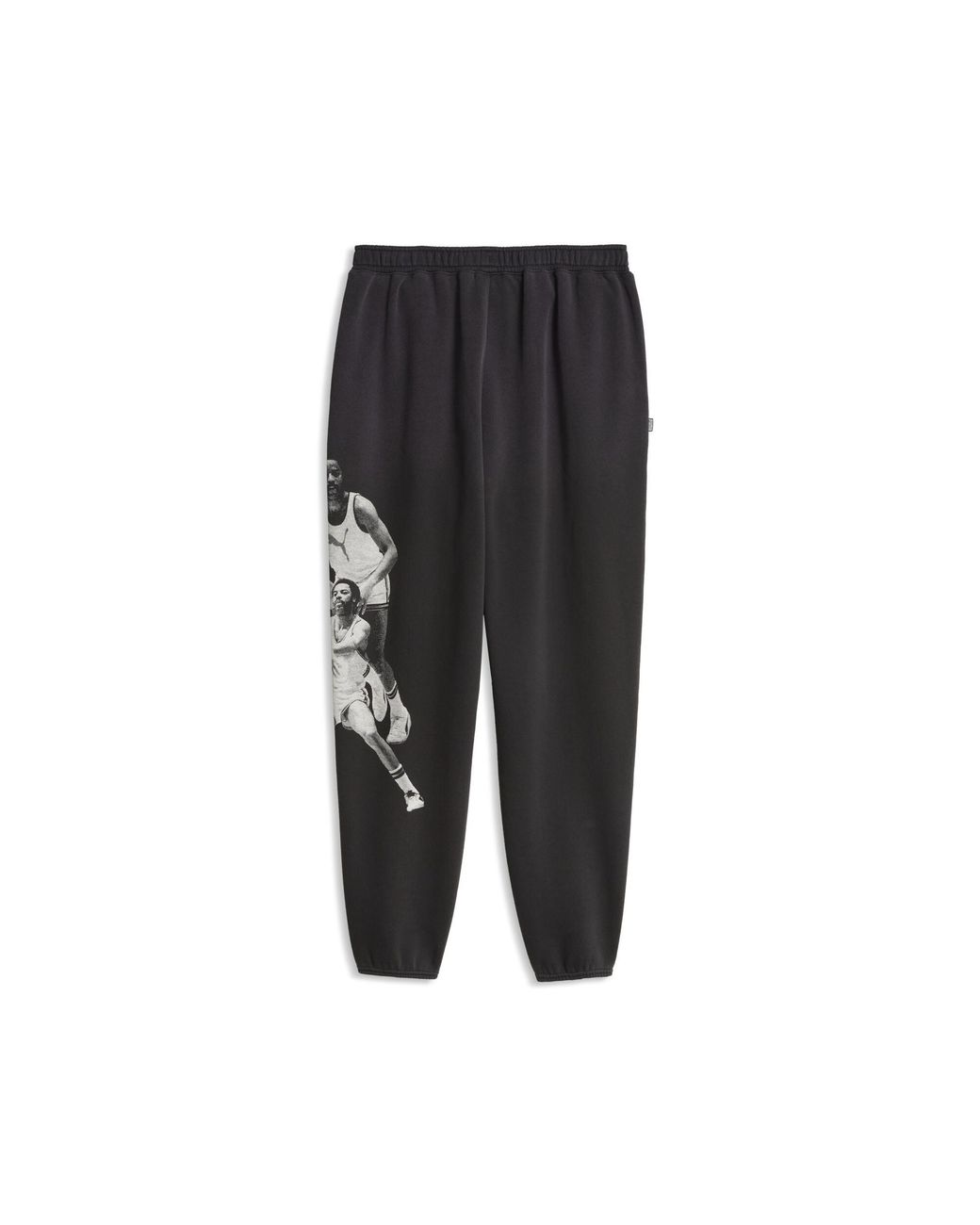 PUMA Black Memory Lane Fleece Basketball Sweatpants for men