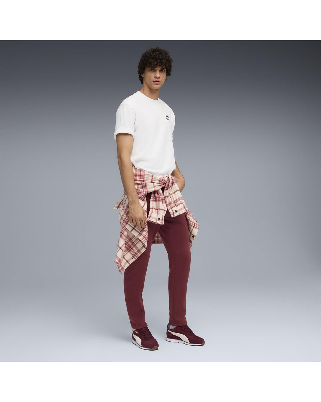 PUMA Red Evostripe Pants for men