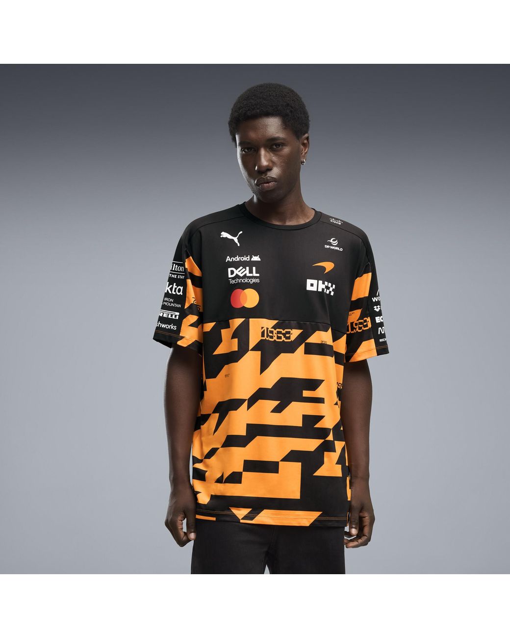 PUMA Orange Mclaren Mastercard F1 Team Replica T-Shirt for men