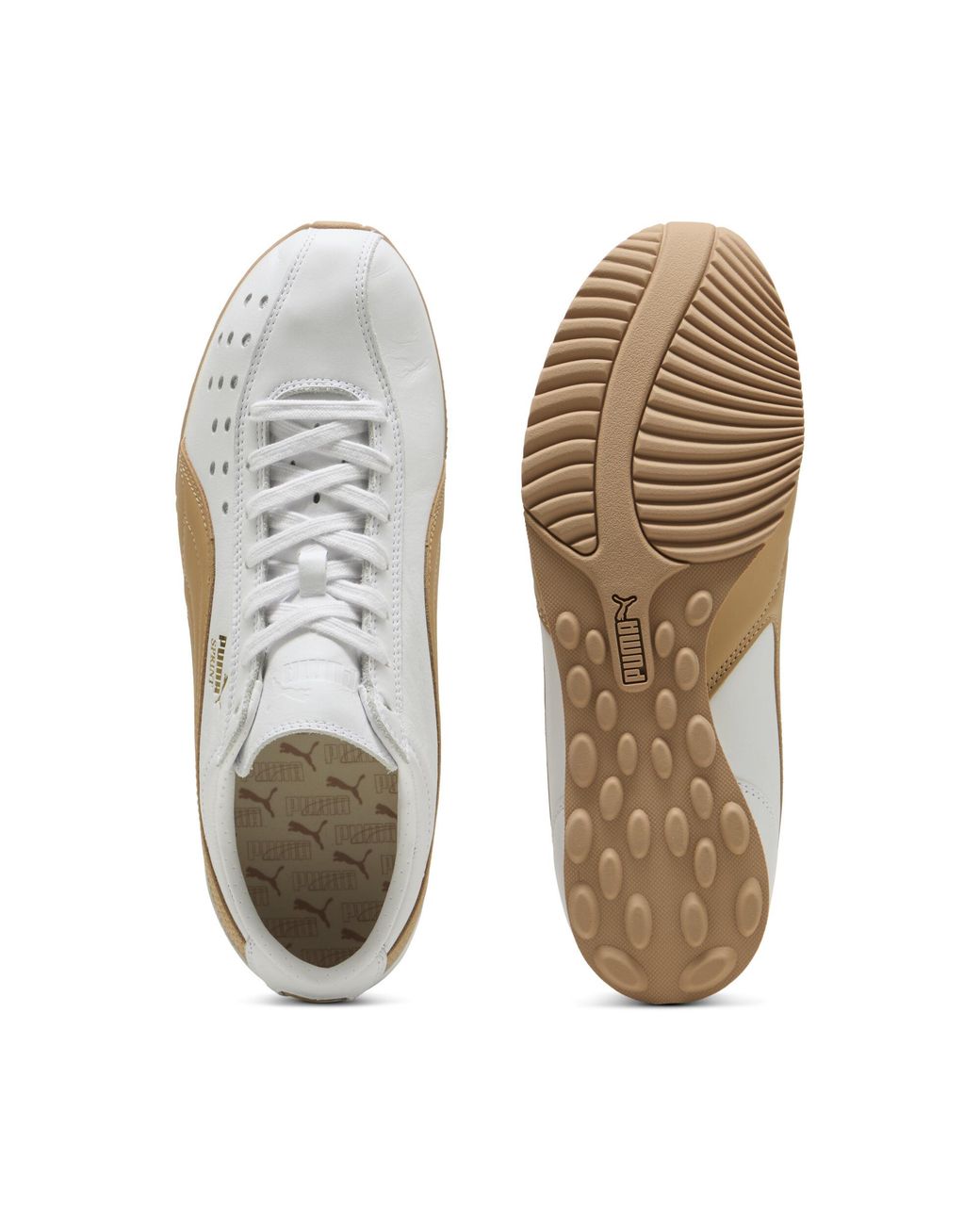 PUMA White Sprint Sneakers