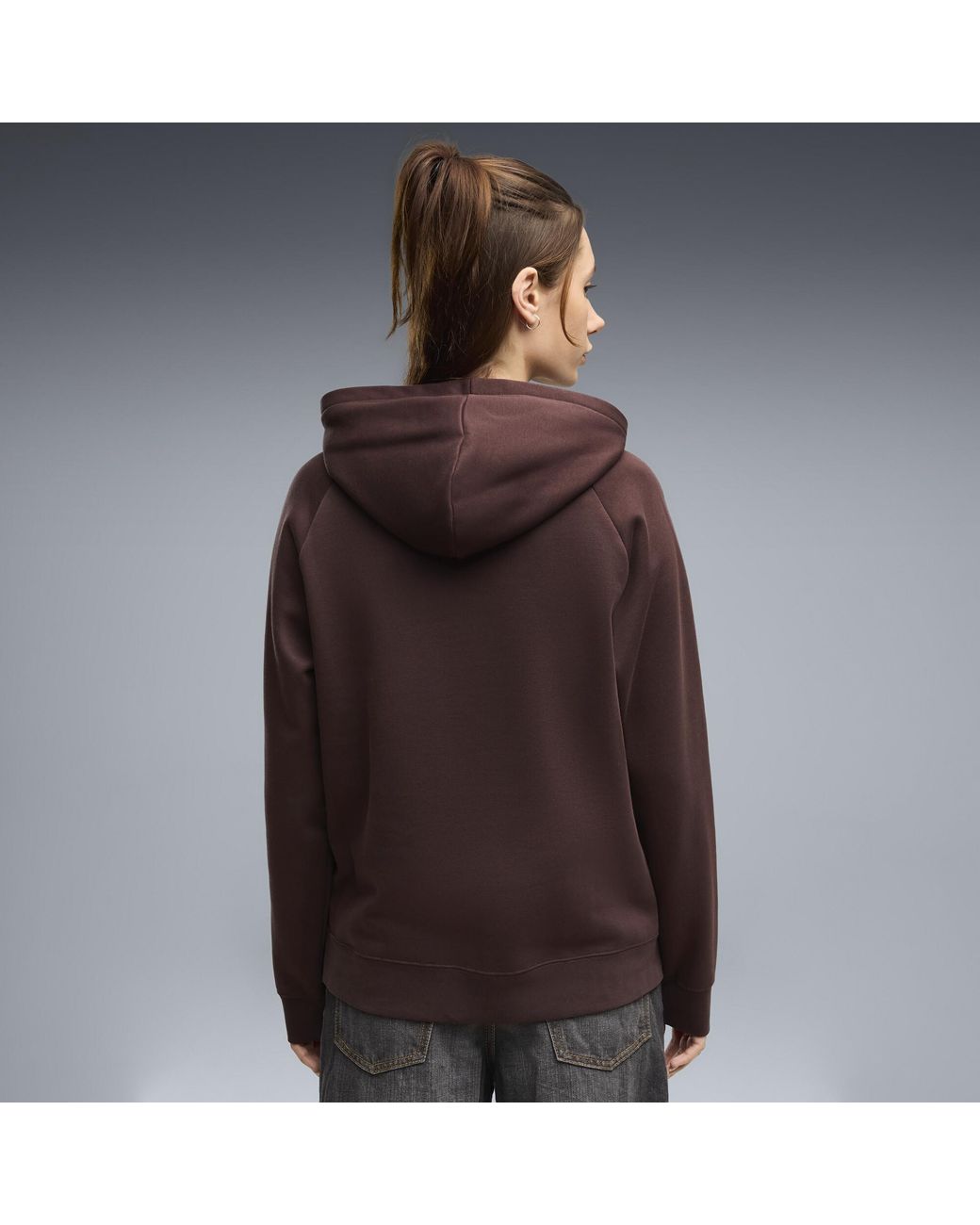 Hoodie À Sequins Essentials PUMA en coloris Brown