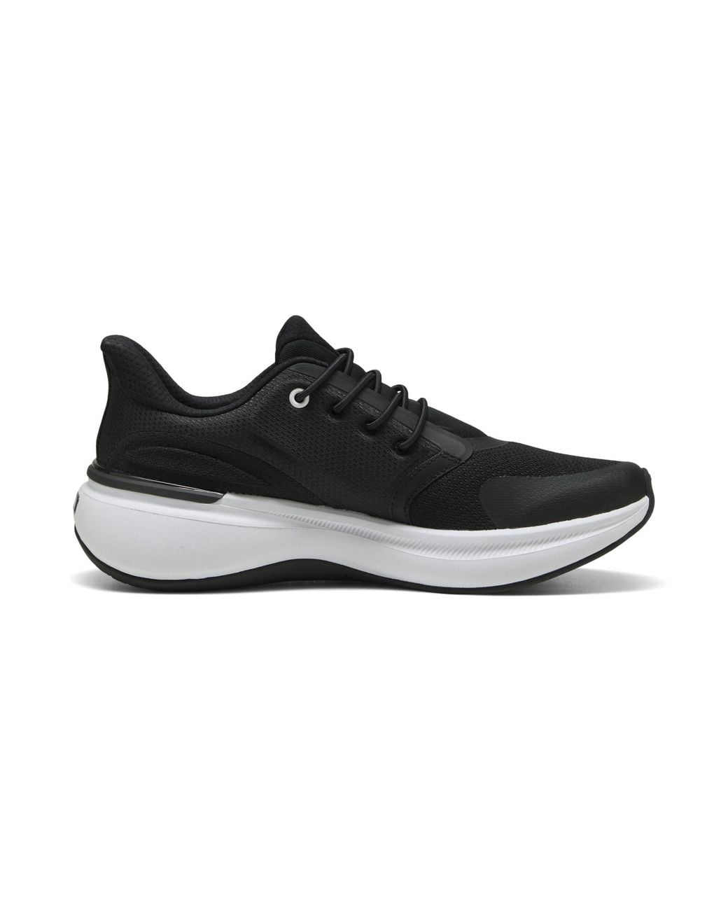 PUMA Black Softride Exo Shift Sneakers for men