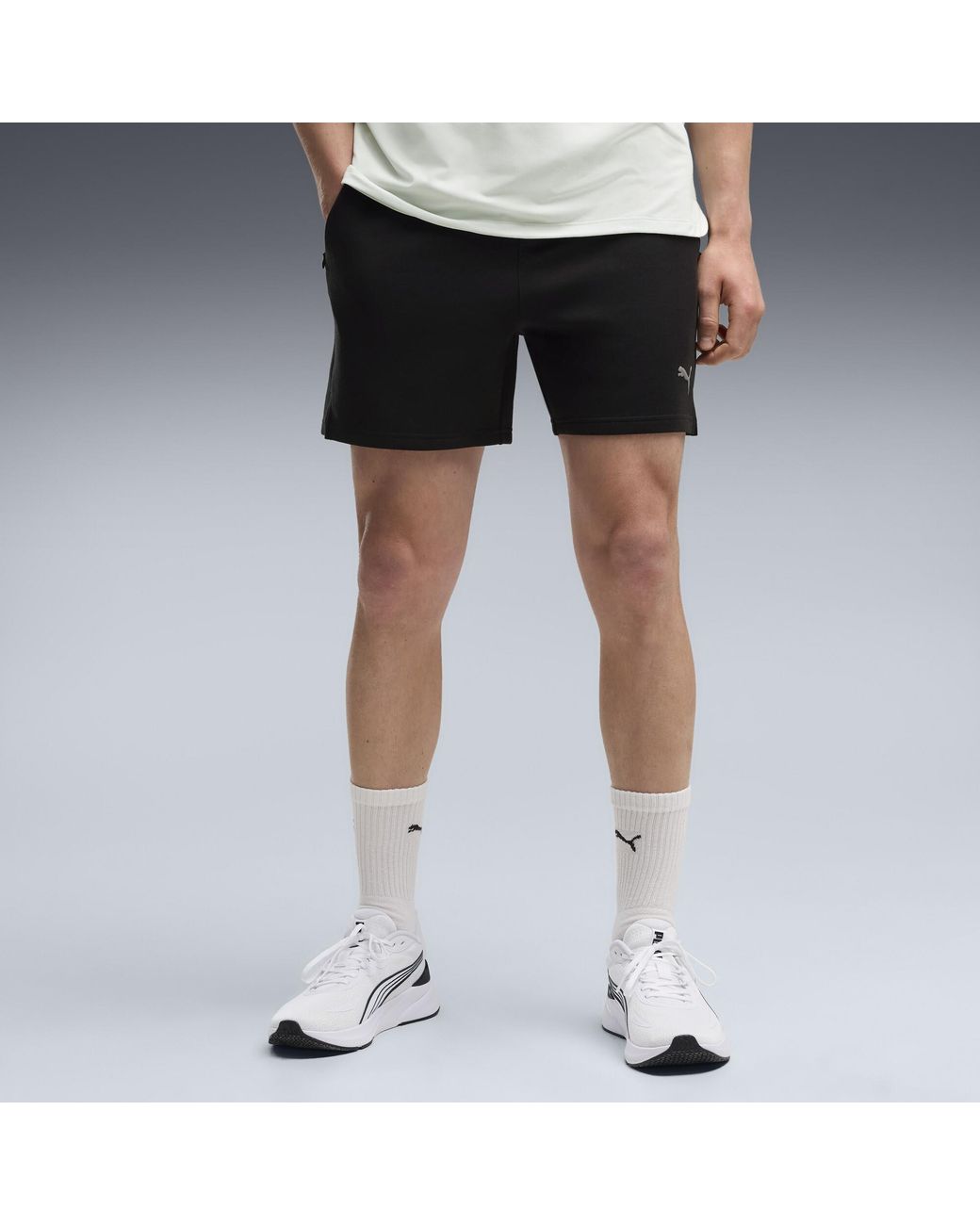 PUMA Black Cloudspun 5" Shorts for men