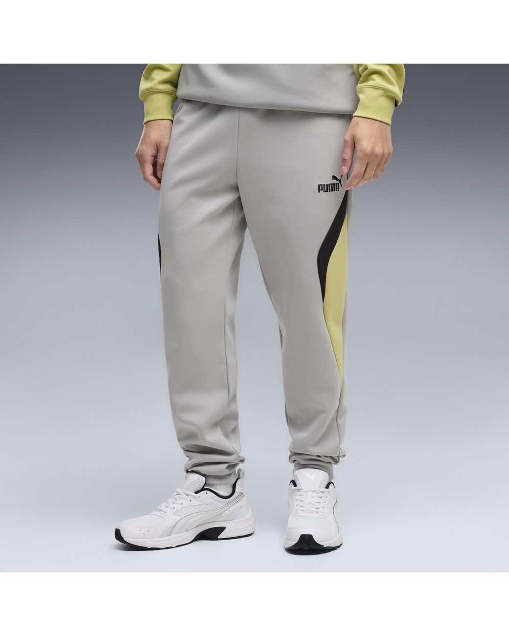 PUMA Essentials Colourblock Sweatpants Voor Maat in het Metallic voor heren