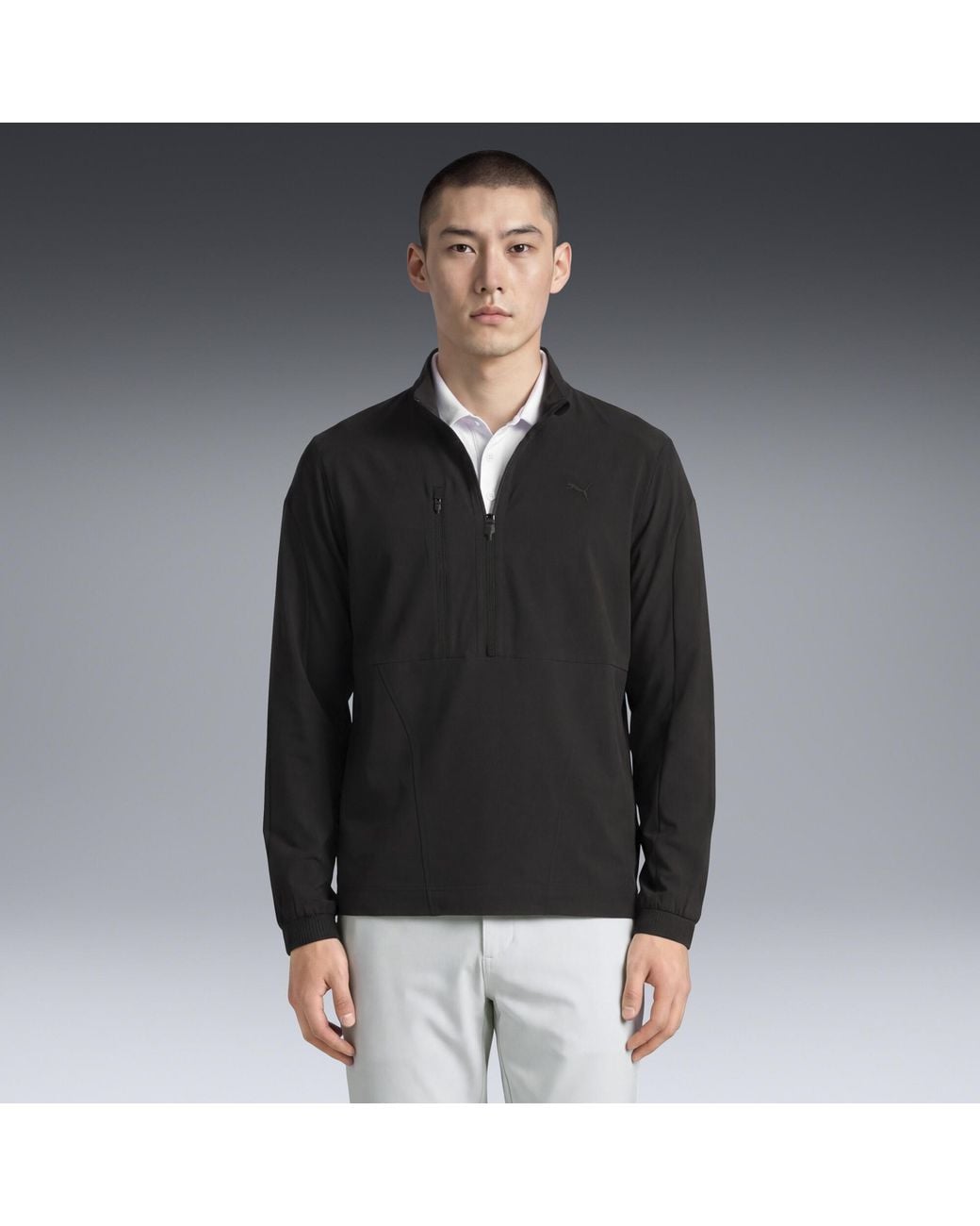 PUMA Black Golf Wind Jacket for men