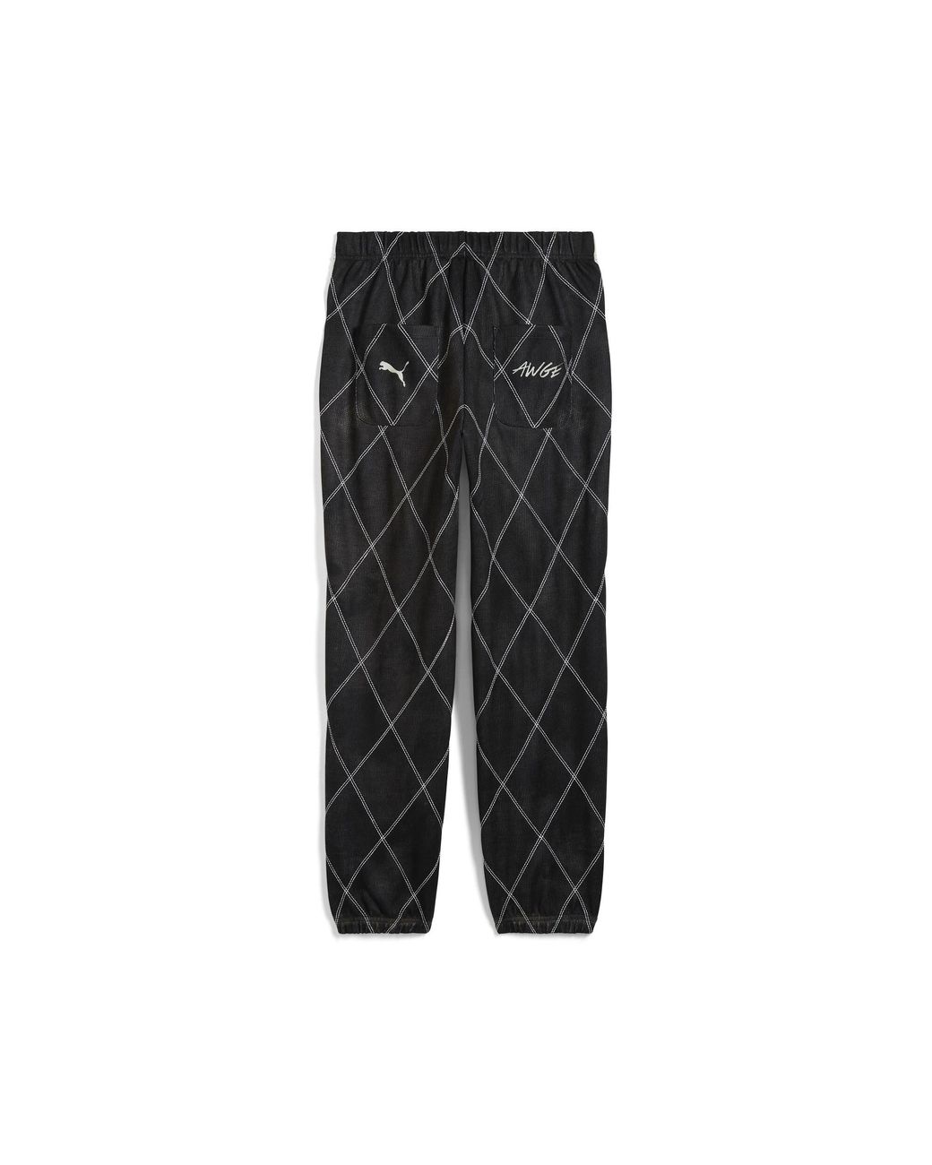 PUMA Black A$Ap Rocky X Distressed Sweatpants