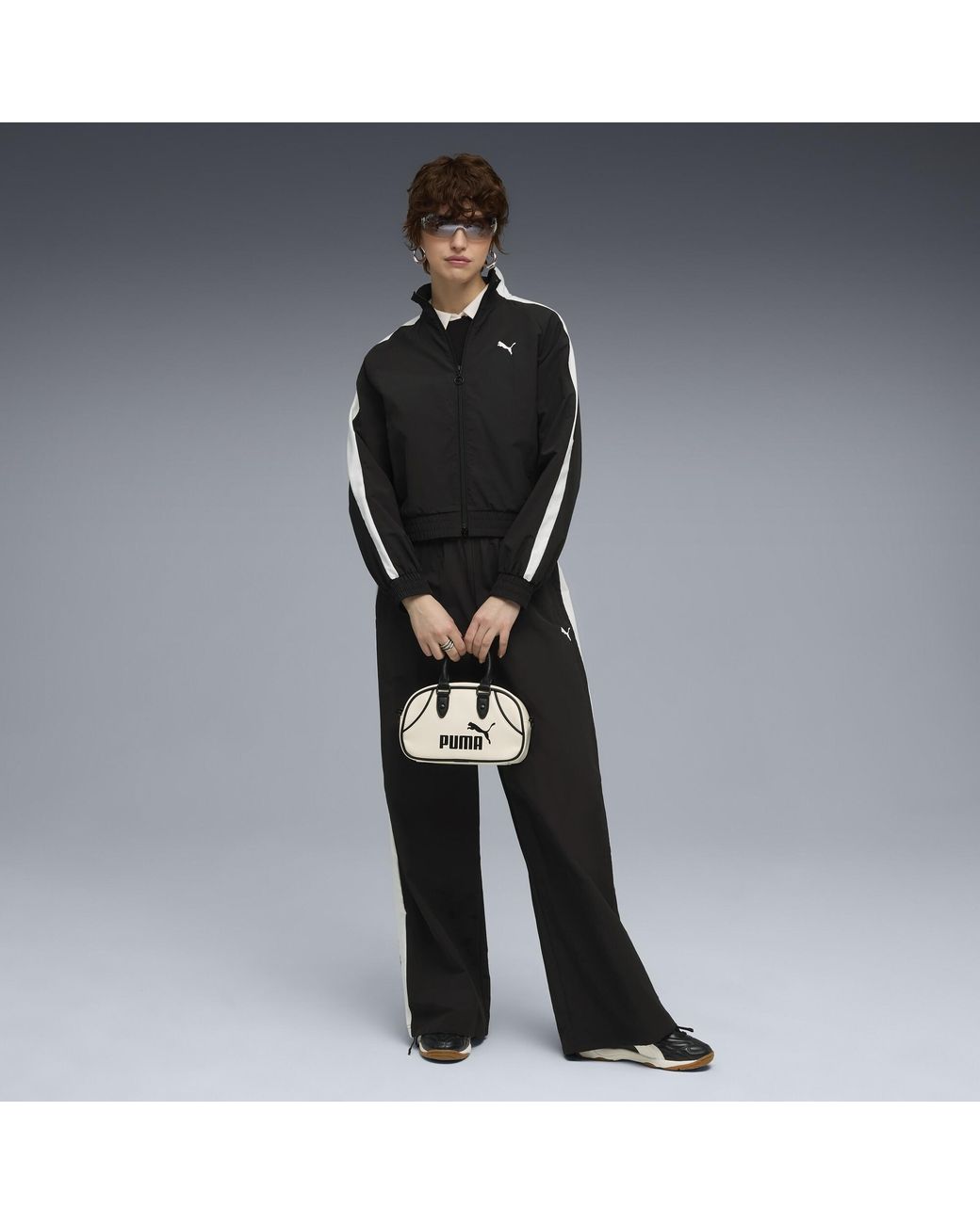 PUMA Black T7 Relaxed Track Jacket