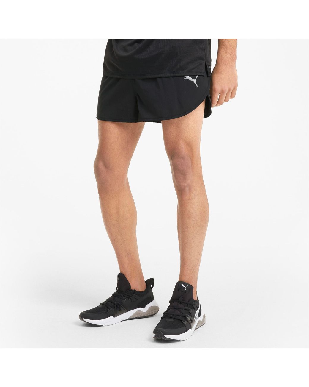 puma core run split shorts