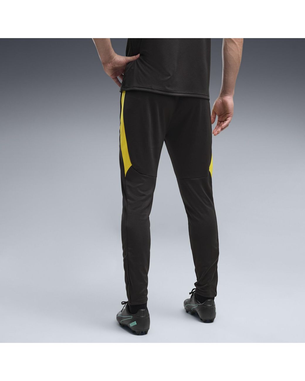 PUMA Black Borussia Dortmund Slim Training Pants for men