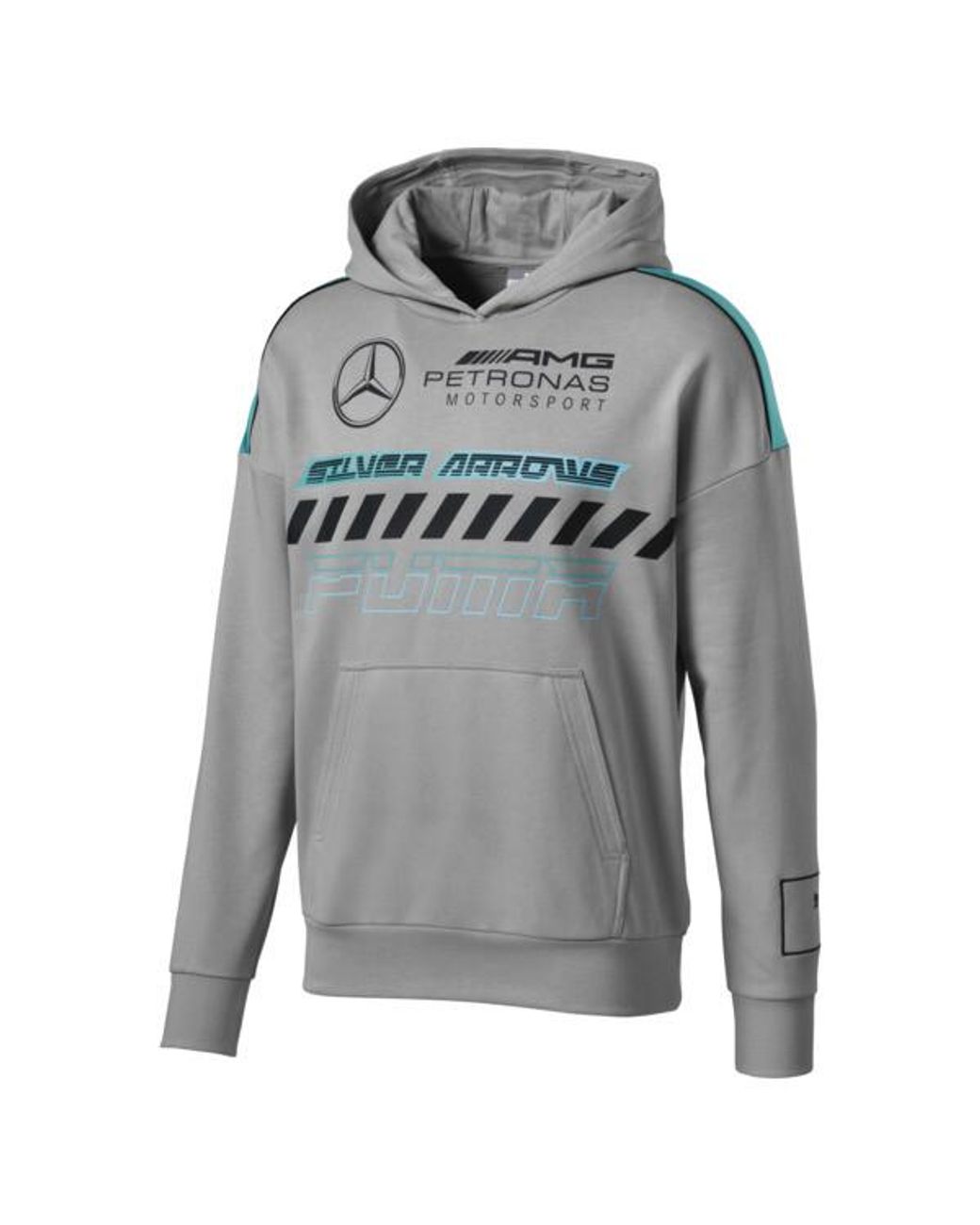 PUMA Mercedes Amg Petronas Hoodie in Gray for Men Lyst