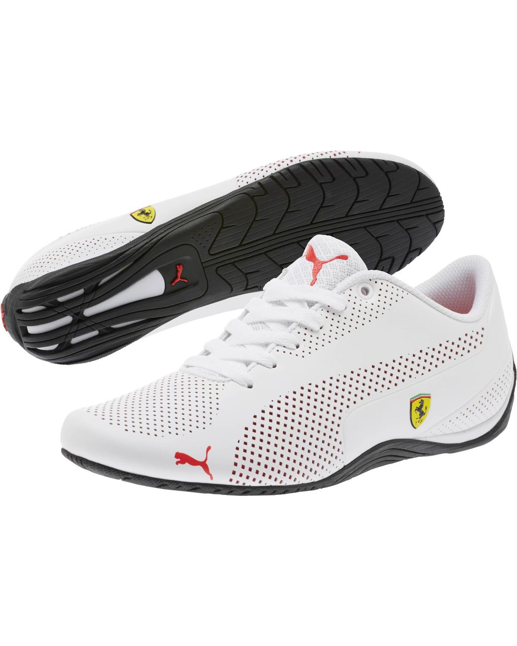 PUMA Synthetic Scuderia Ferrari Drift Cat 5 Ultra Shoes in White for Men |  Lyst