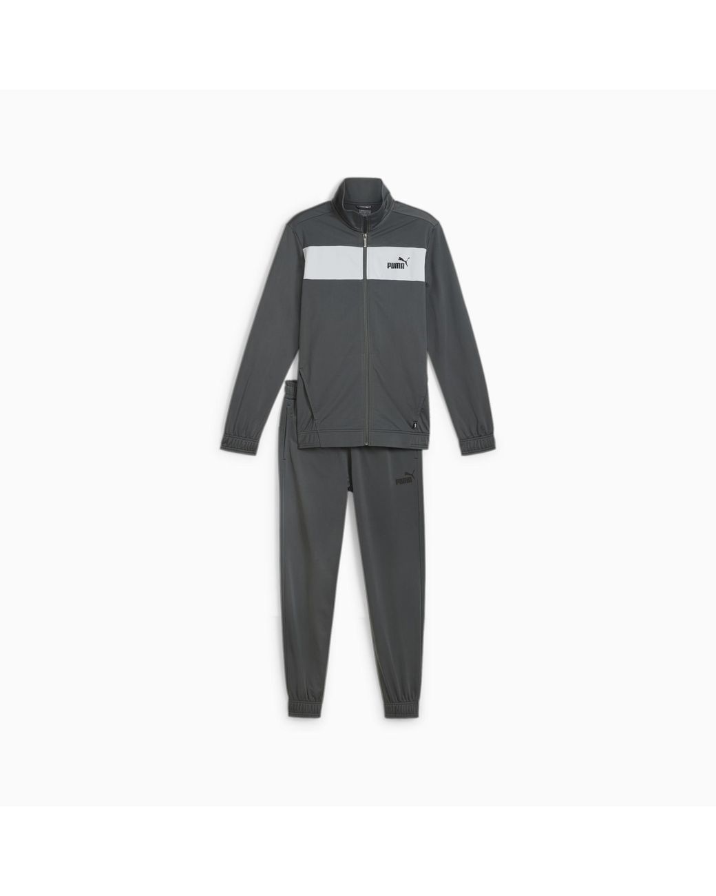 PUMA Poly Tracksuit Mineral in Grey for Men Lyst UK