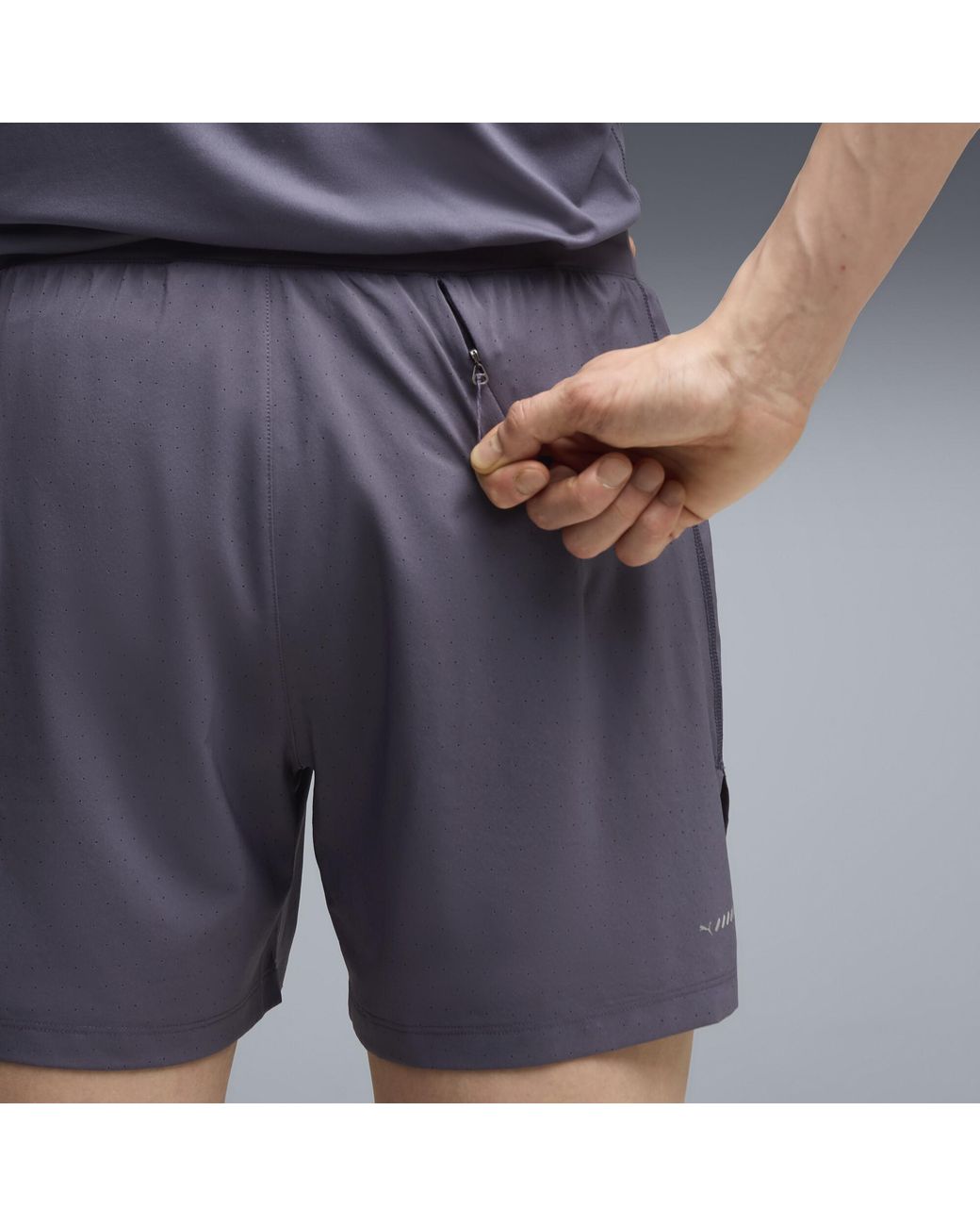 PUMA Blue Dreamrun Drycell Running 5" Shorts for men