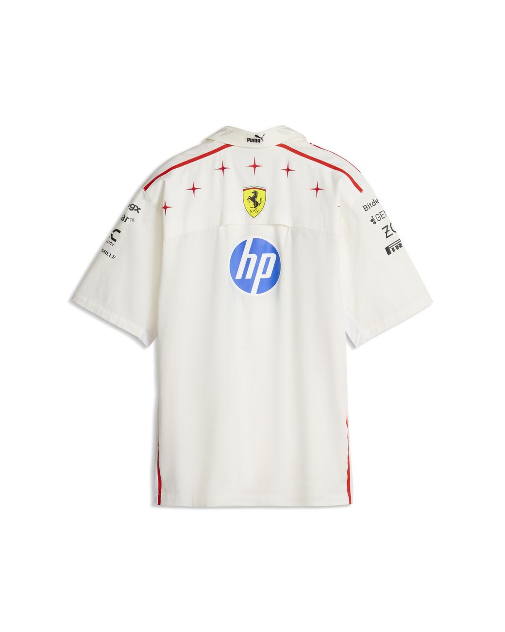 PUMA White Scuderia Ferrari Hp Replica Monza Shirt for men