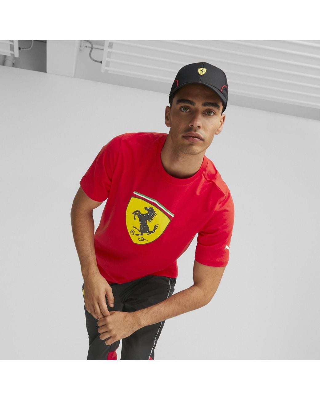 PUMA Scuderia Ferrari Race Baseball Cap Black S for men