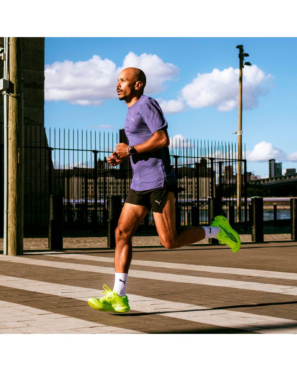 PUMA Deviate Nitrotm 3 Hardloopschoenen in het Yellow