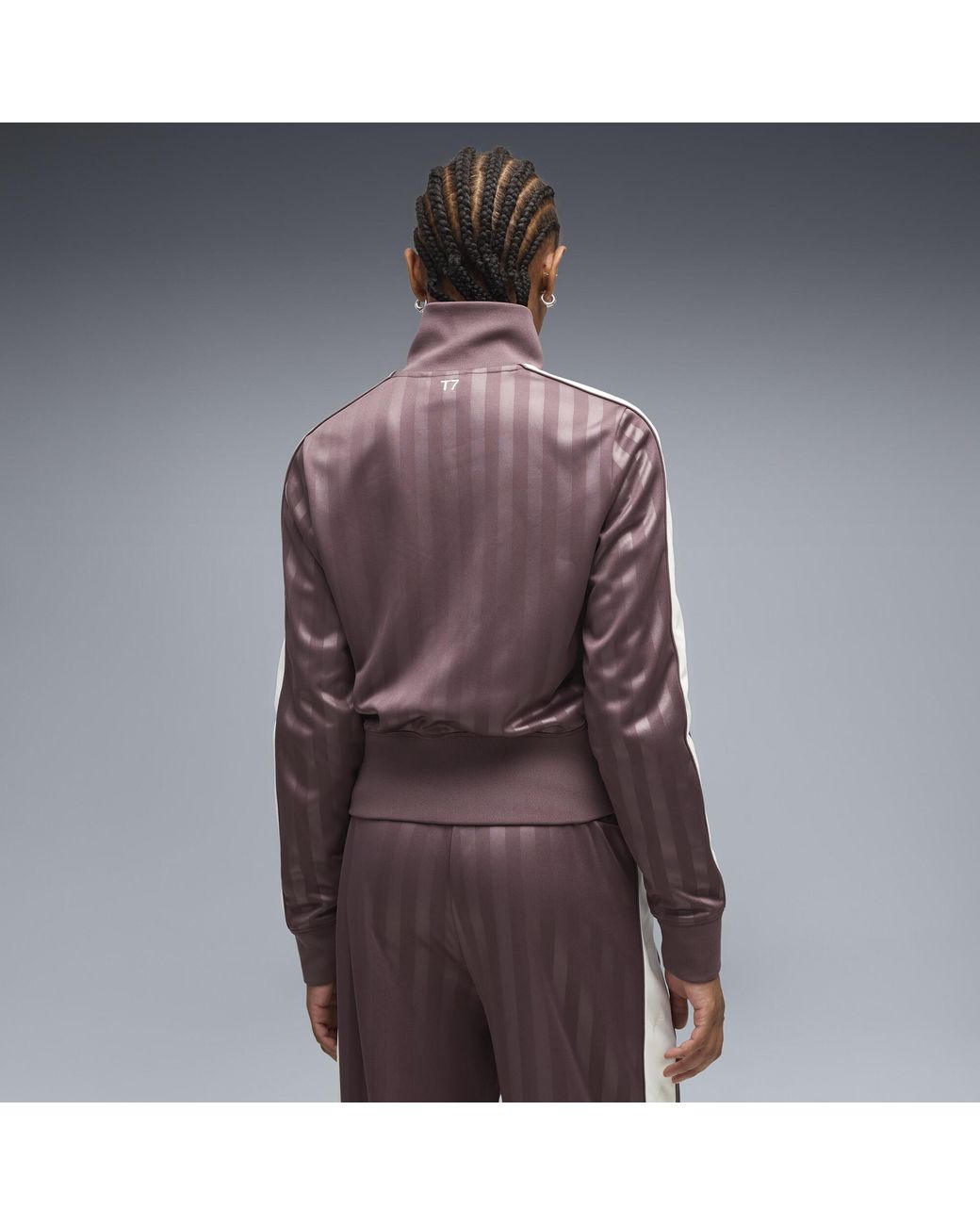 PUMA Purple T7 Track Jacket
