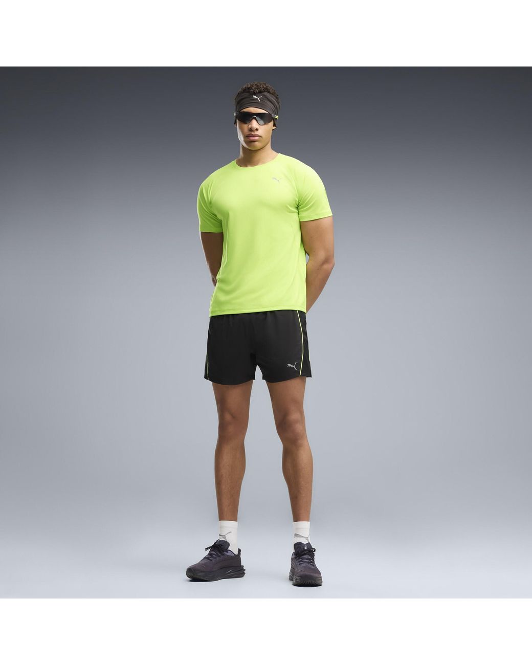 PUMA Green Velocity Running T-Shirt for men