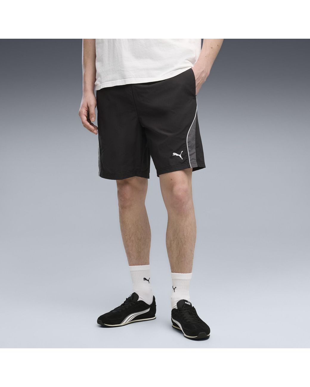 PUMA Black Sport Woven Shorts for men