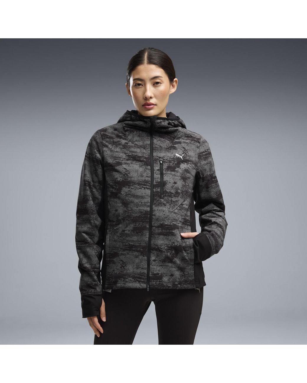 PUMA Black Run Brightstride Primaloft Insulated Jacket