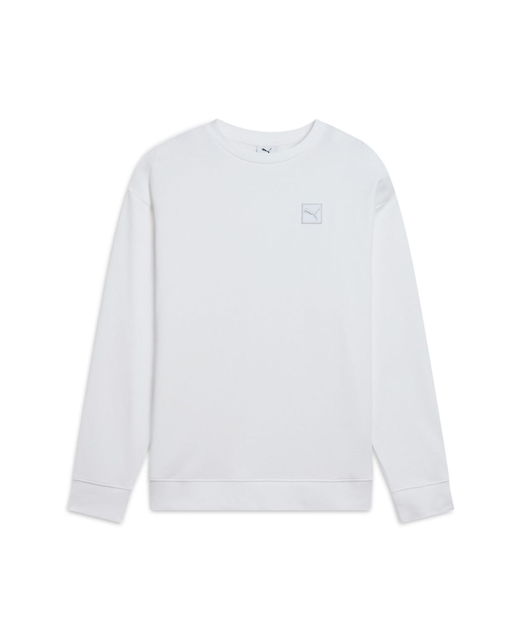PUMA White Elevated Essentials Comfort Crew Sweatshirt